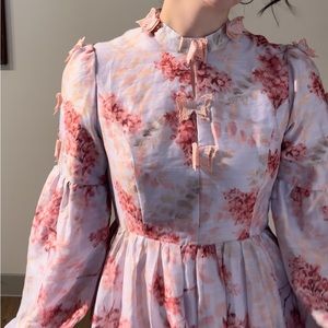 Romantic Butterfly Floral Dress